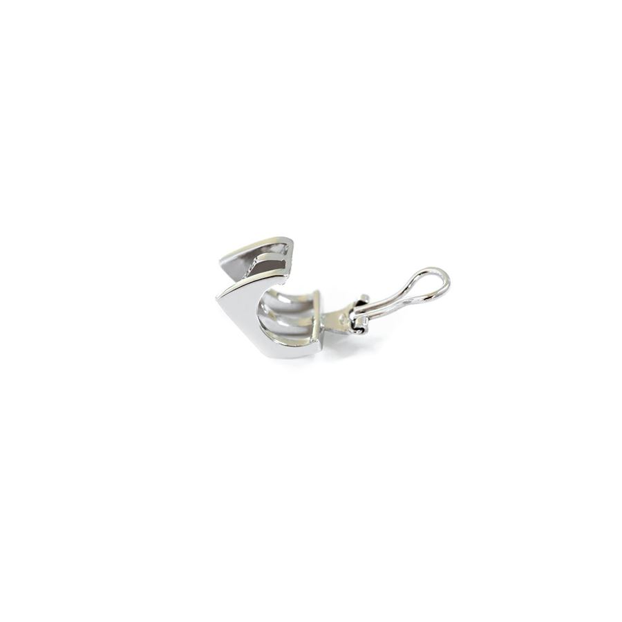 'Congiunzioni' cuff earring with diamonds CONGIUNZIONI | OR3 MONOAU18B CT 0,10